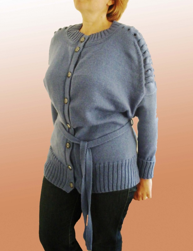 Melsvas megztinis