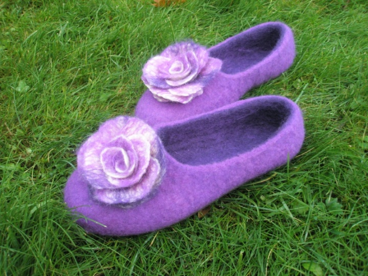 violetinės su rože