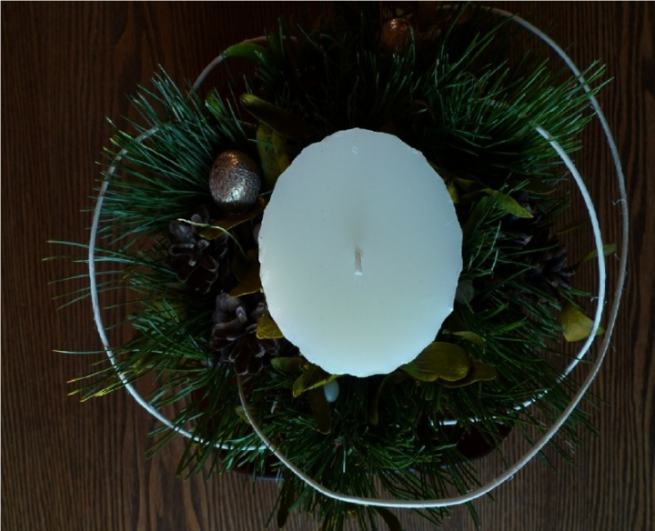 Kompozicija su žvake žiemos šventėms