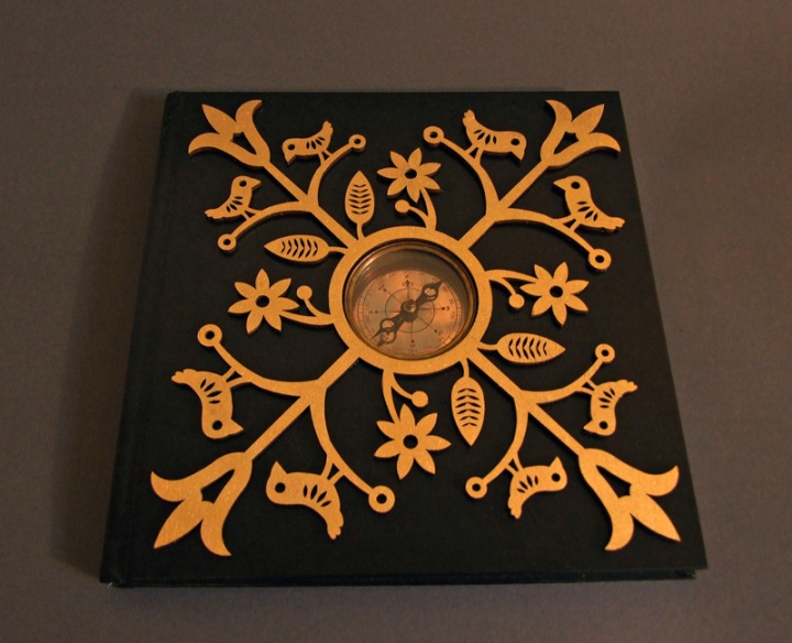 Kelionių - užrašų knyga su kompasu