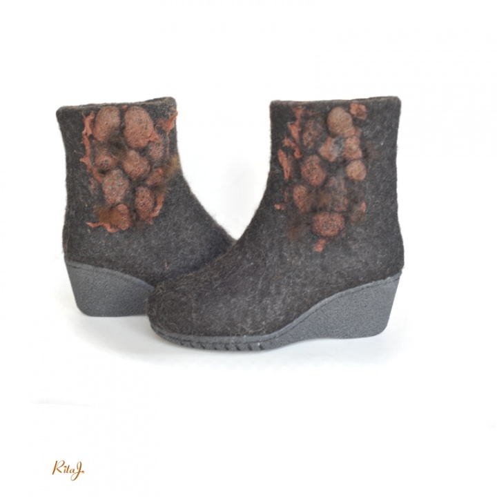 Veltinio batai / felted boots
