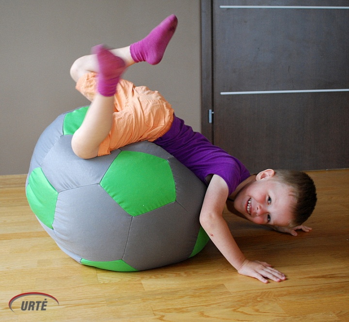 Vaikiškas sėdmaišis - futbolo kamuolys