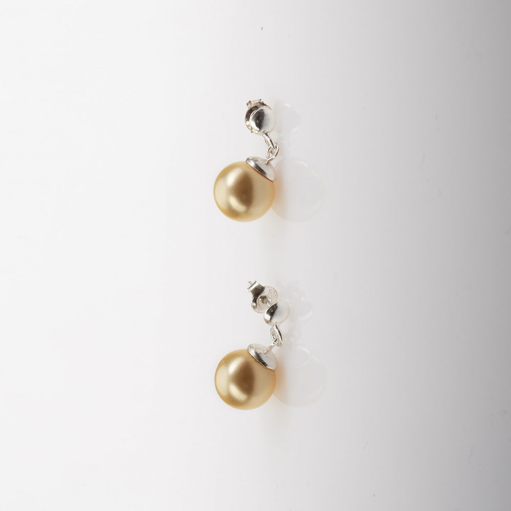 AU22 Auskarai iš Swarovski kristalinių perlų