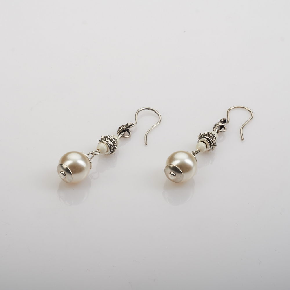 AU33 Auskarai iš Swarovski kristalinių perlų