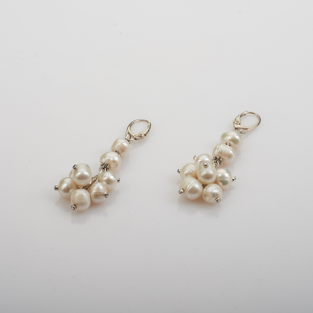 AU34 Auskarai iš gėlavandenių perlų