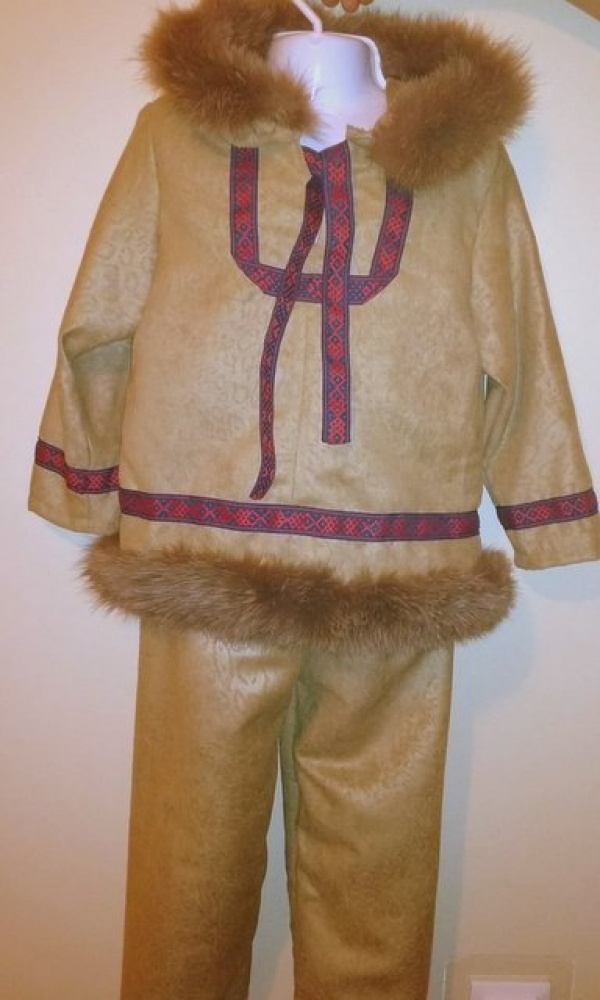 Eskimo karnavalinis kostiumas