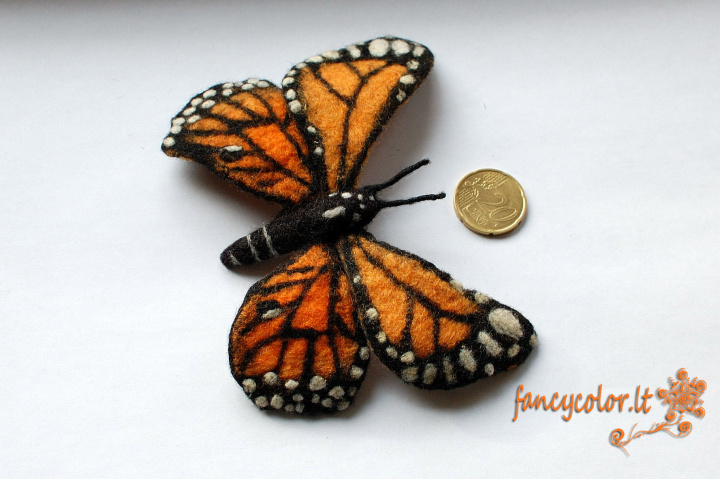 Veltas drugelis " Monarchas"
