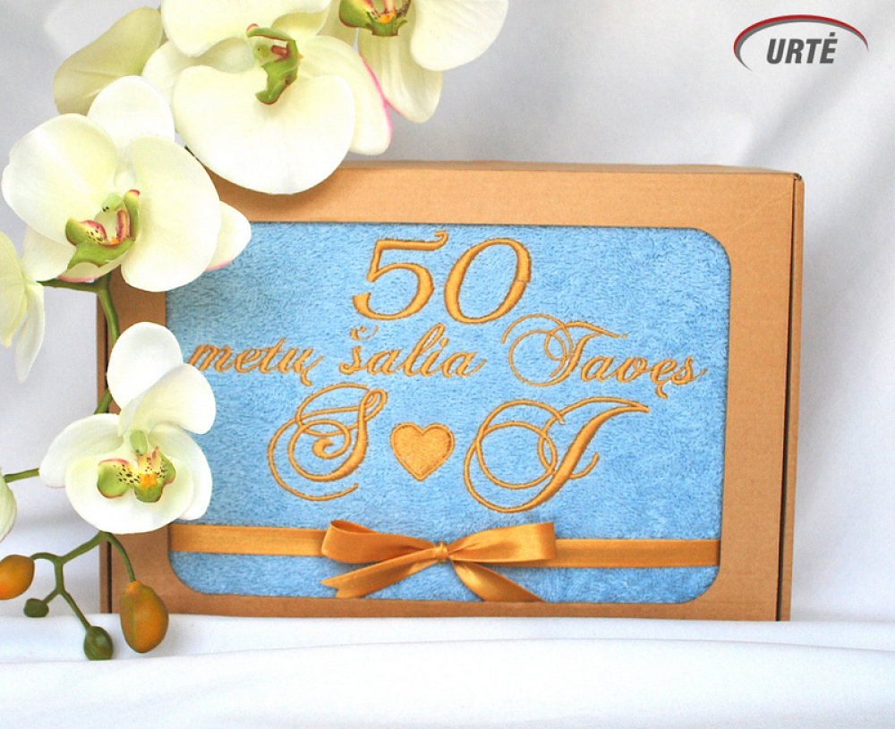 Dovana auksinių vestuvių metinių proga - 50 metų vestuvių metinės