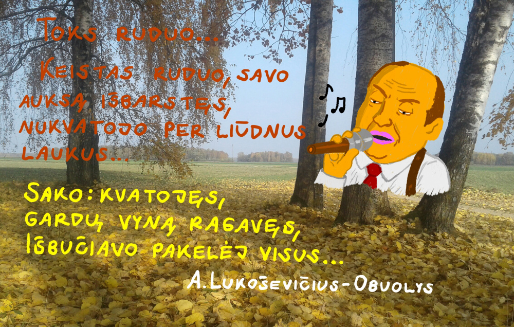 Gražiausia rudeniška daina, pagal A. Lukoševičių - Obuolį