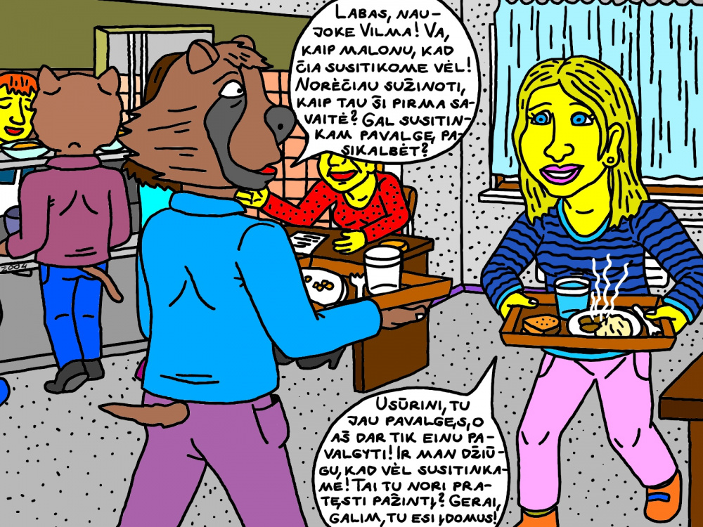 Ingridos nekenčiamas mokinys Usūrinis taip pradėjo savo draugystę su naujoke mokine Vilma