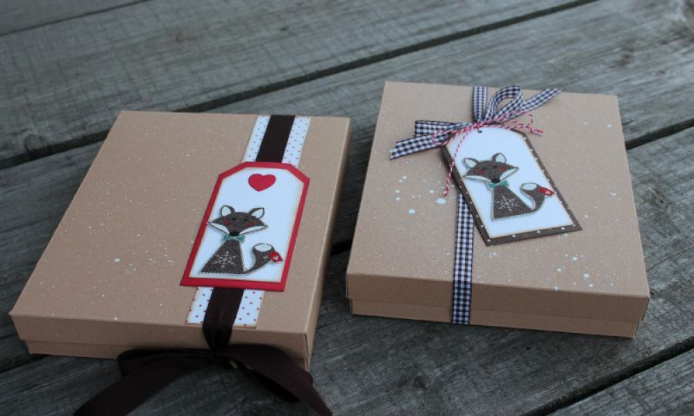 kalėdinės dėžutės "lapės"