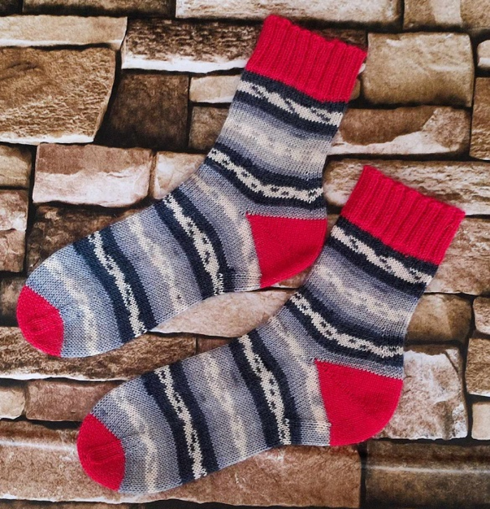 Kalėdinės kojinės iš vilnos