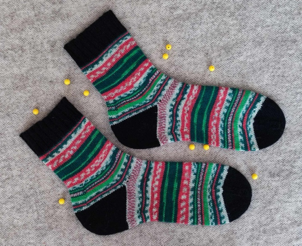 Kalėdinės kojinės iš vilnos 44 d