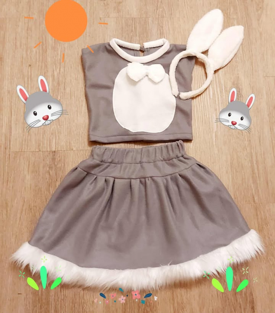 Kiškutės, zuikutės karnavalinis kostiumas**//