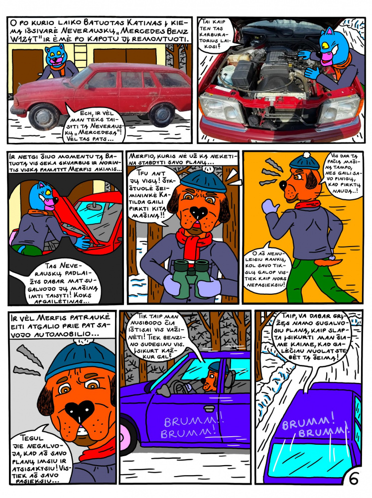 Komiksas - Neverauskų šeimos tragiškos lemties istorija. 6