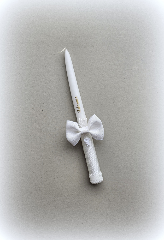 Krikštynoms: krikšto žvakė