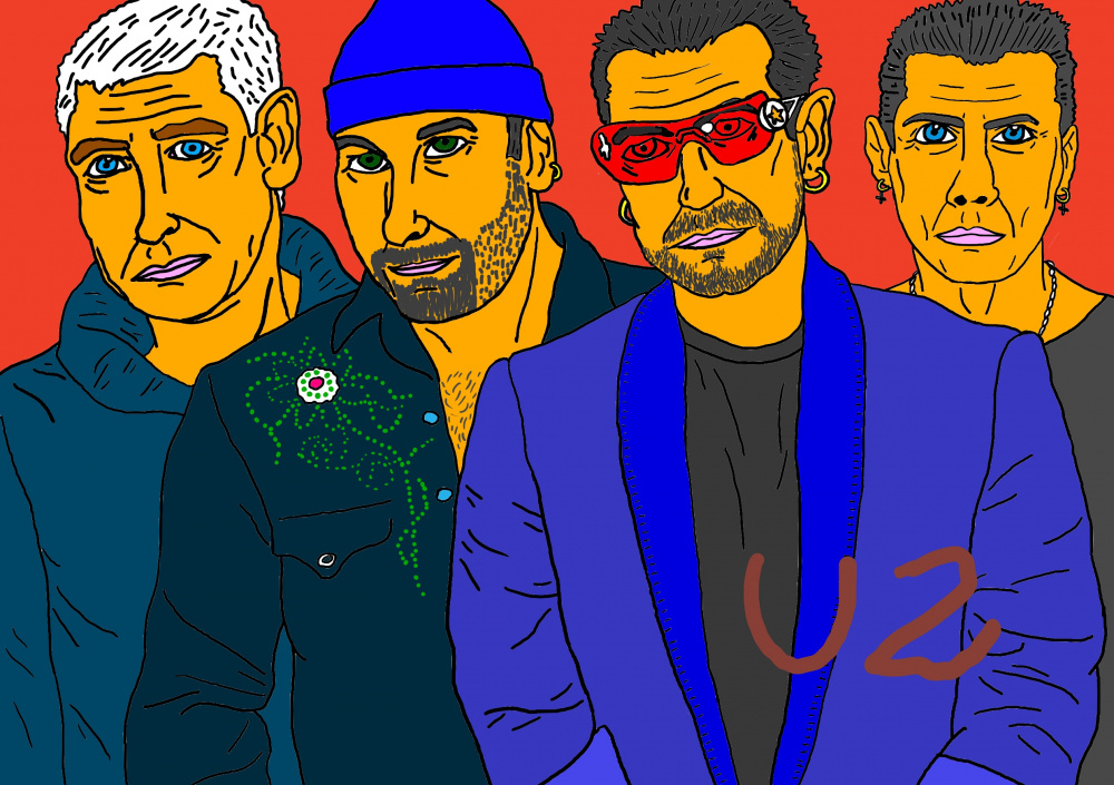 Mano meilė muzikos grupei "U2"