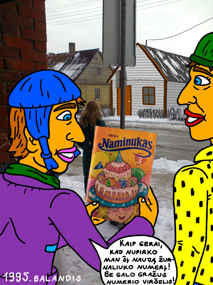 Miesto autobusų stotelėje naujojo "Naminuko" numerio vartymas, prieš pat važiuojant namo