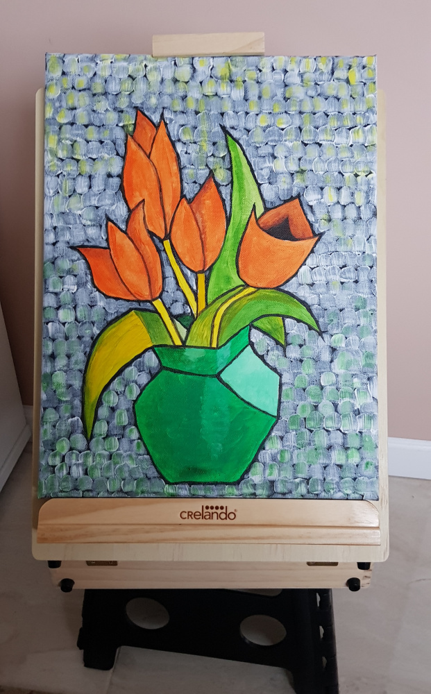 Oranžinės tulpės
