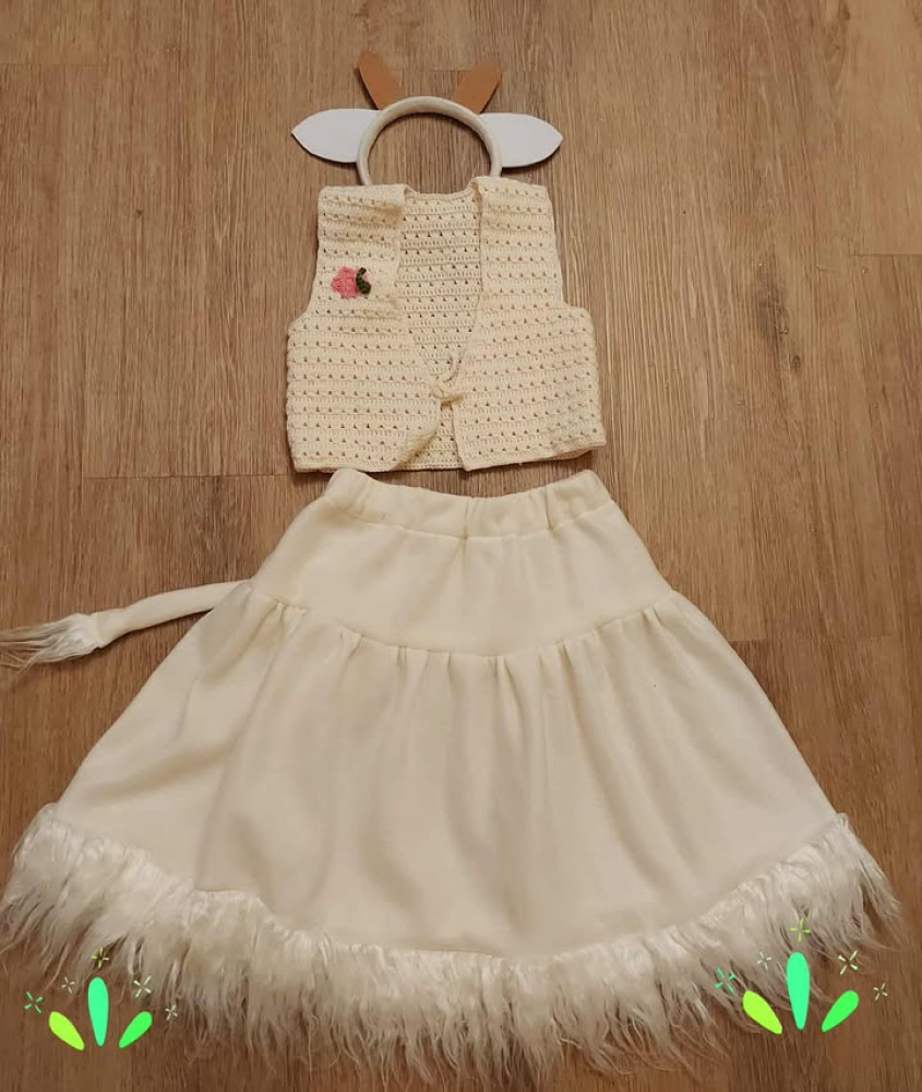 Ožkytės, ožkos, avytės kostiumas