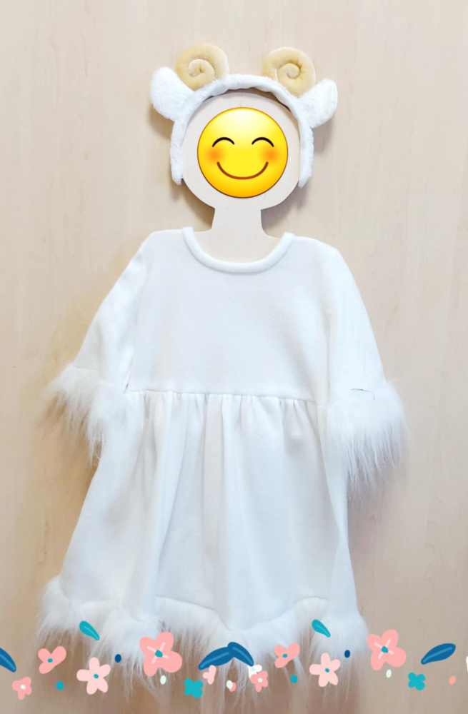 Ožkytės, ožkos, avytės kostiumas mergaitėms