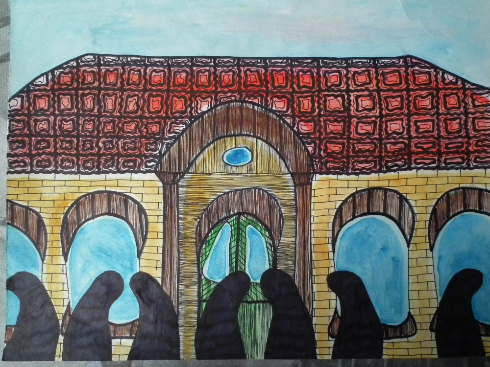 Paveikslas "Miestas. Gyvenimas1".