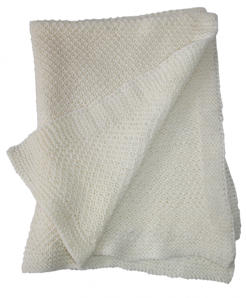 Rankų darbo vilnonis mezgtas vaikiškas pledas 70*90 cm