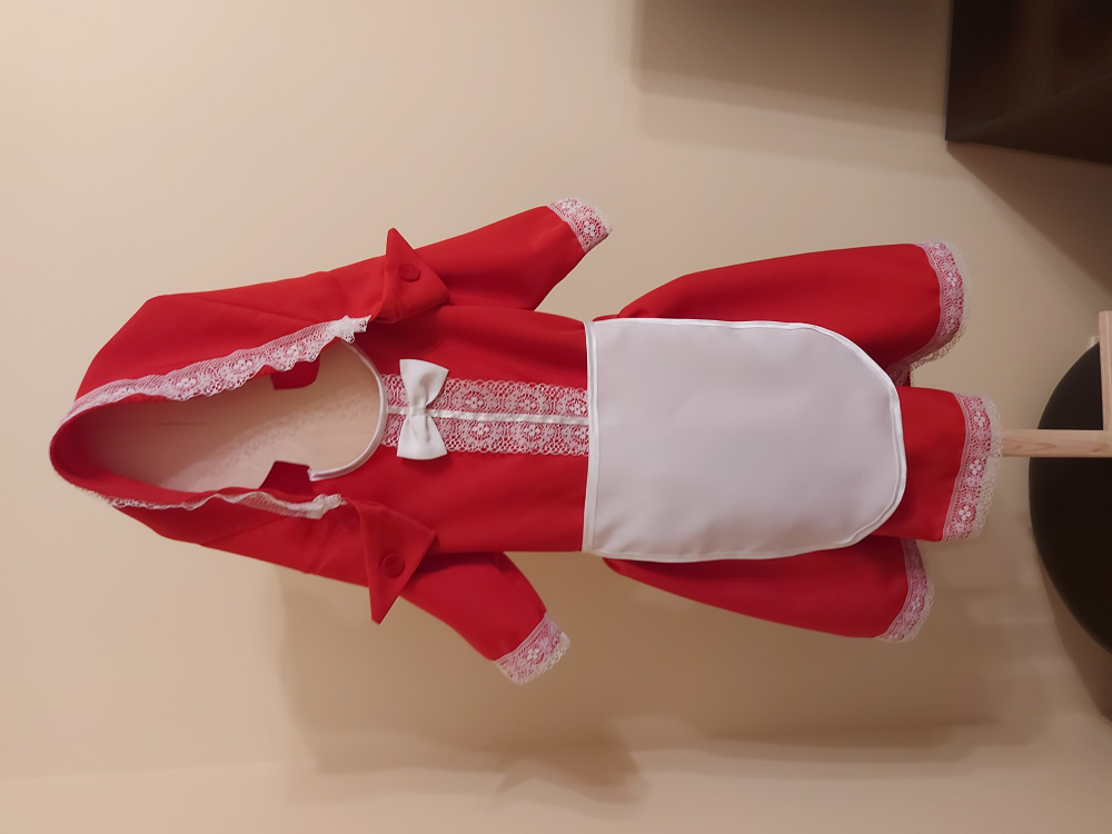 Raudonkepuraitės kostiumas mergaitei