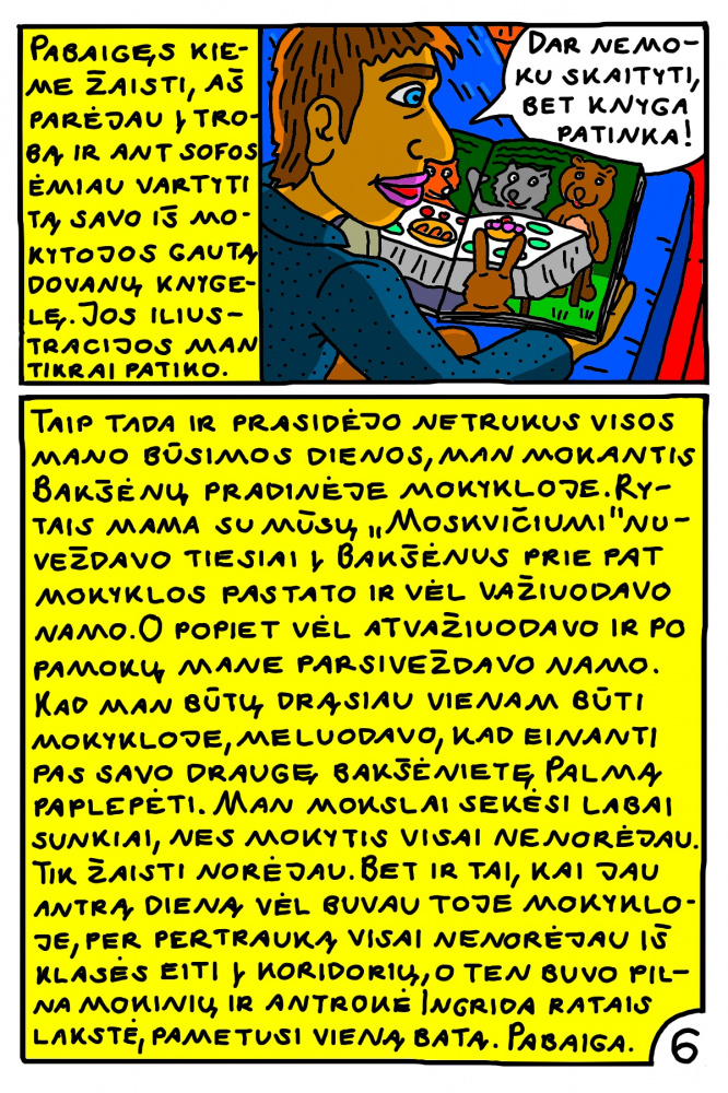 Rugsėjo pirmosios prisiminimai mano pirmoje klasėje, Bakšėnų mokykloje 6