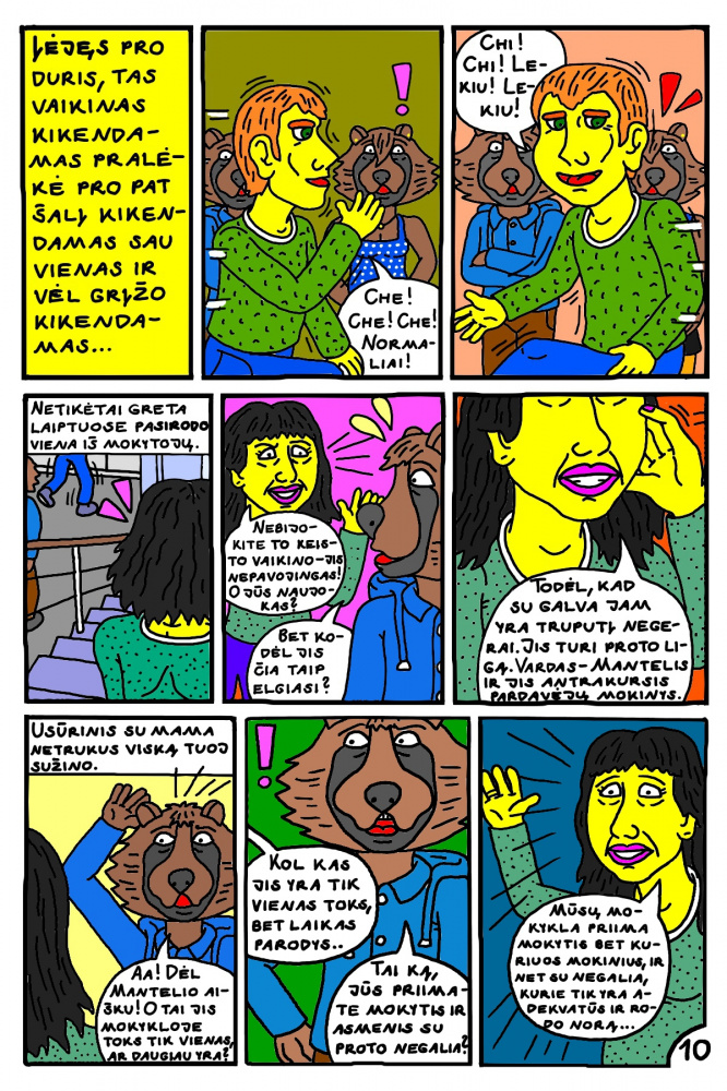 Vaikino Usūrinio Kumščio pirma mokslo diena Kupiškio "Profkėje" 10