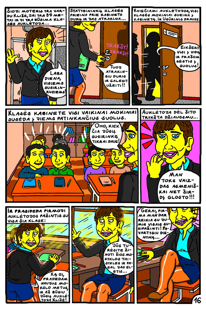 Vaikino Usūrinio Kumščio pirma mokslo diena Kupiškio "Profkėje" 16