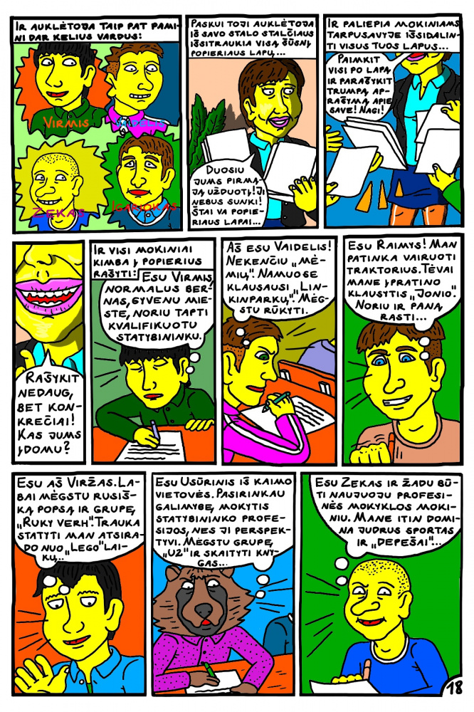 Vaikino Usūrinio Kumščio pirma mokslo diena Kupiškio "Profkėje" 18