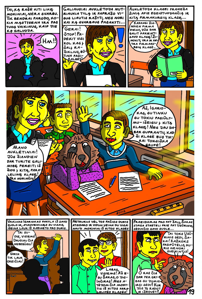 Vaikino Usūrinio Kumščio pirma mokslo diena Kupiškio "Profkėje" 19