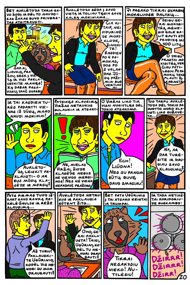 Vaikino Usūrinio Kumščio pirma mokslo diena Kupiškio "Profkėje" 20