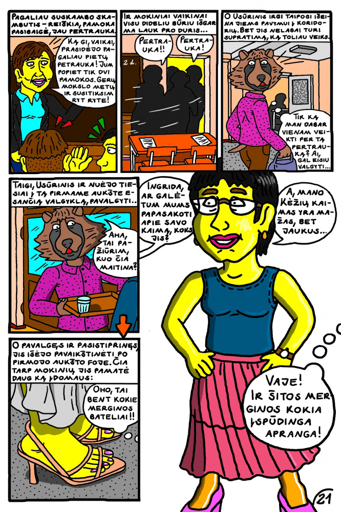 Vaikino Usūrinio Kumščio pirma mokslo diena Kupiškio "Profkėje" 21