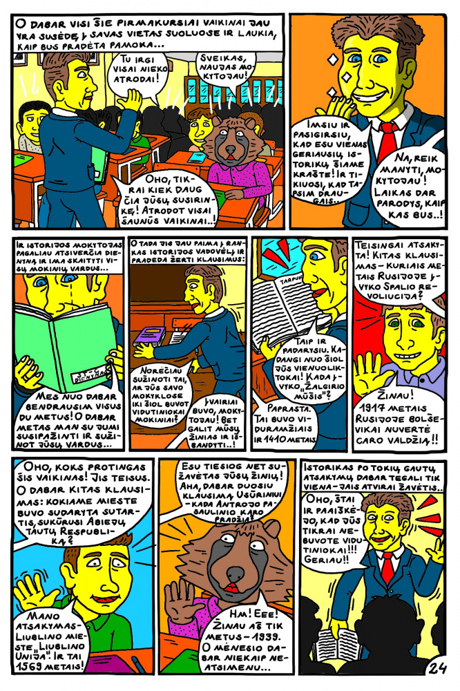 Vaikino Usūrinio Kumščio pirma mokslo diena Kupiškio "Profkėje" 24