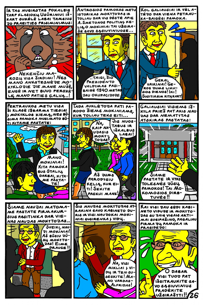 Vaikino Usūrinio Kumščio pirma mokslo diena Kupiškio "Profkėje" 26