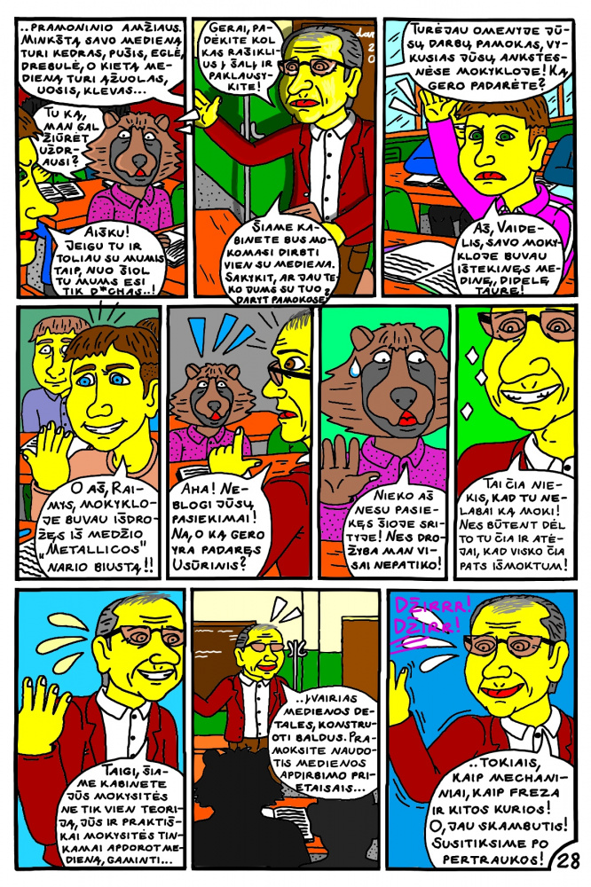 Vaikino Usūrinio Kumščio pirma mokslo diena Kupiškio "Profkėje" 28