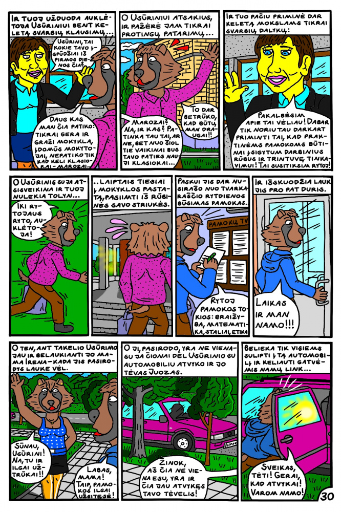 Vaikino Usūrinio Kumščio pirma mokslo diena Kupiškio "Profkėje" 30