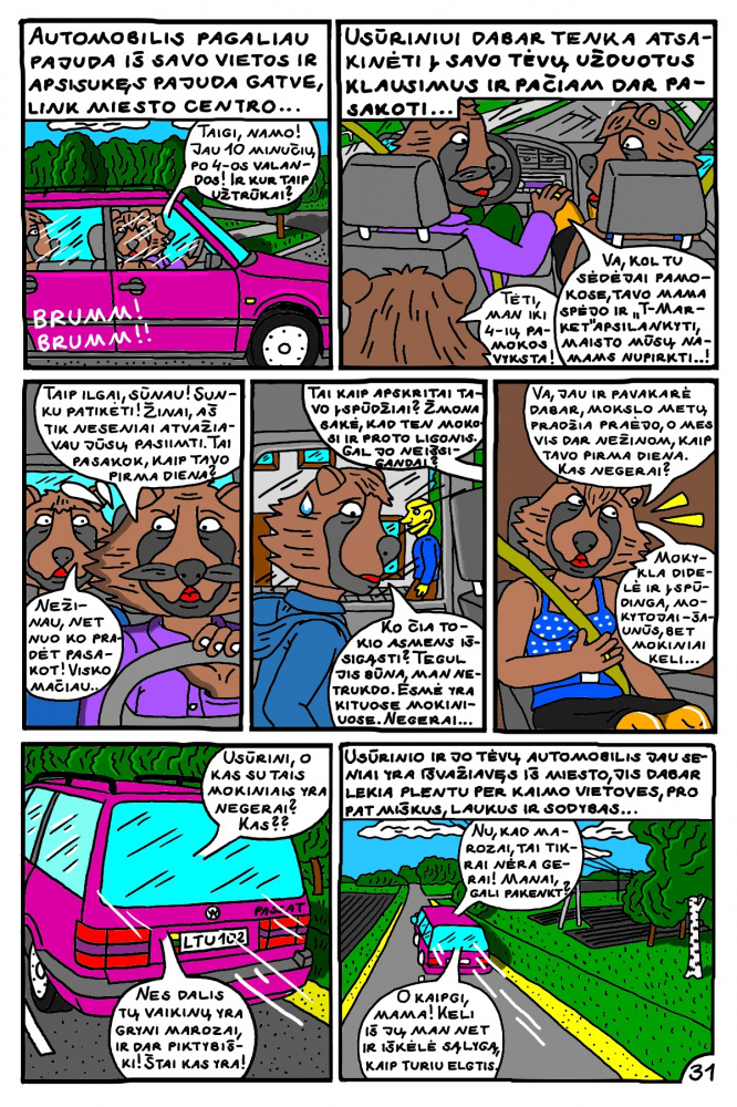 Vaikino Usūrinio Kumščio pirma mokslo diena Kupiškio "Profkėje" 31