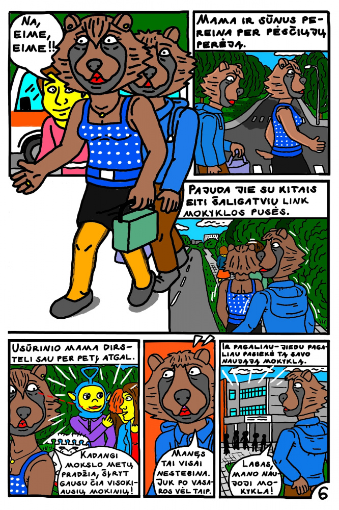 Vaikino Usūrinio Kumščio pirma mokslo diena Kupiškio "Profkėje" 6