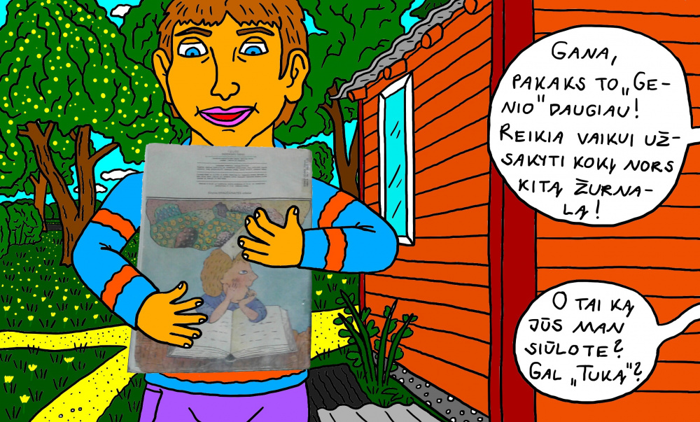 Vaikystės memuarai, susiję su žurnalu "Genys" 12