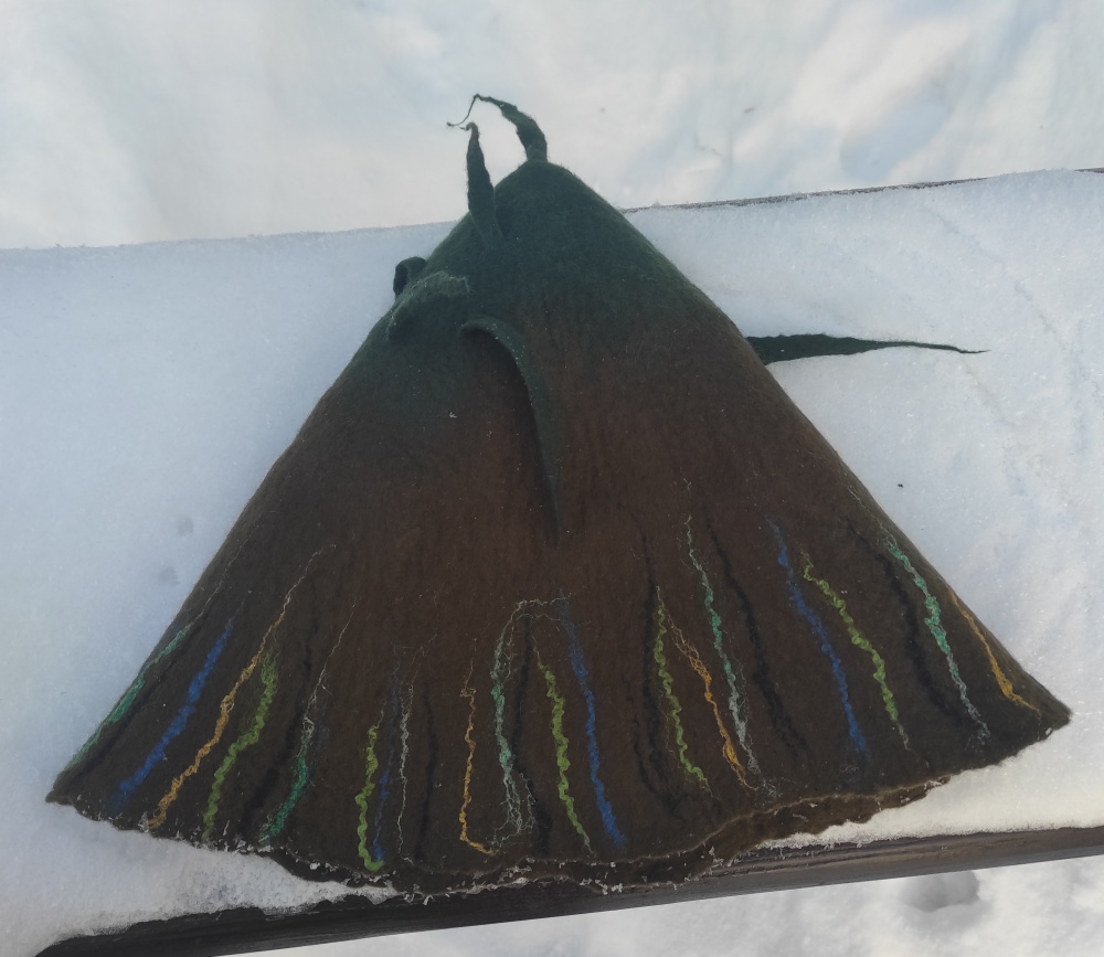 Veltinio kepurė pirčiai