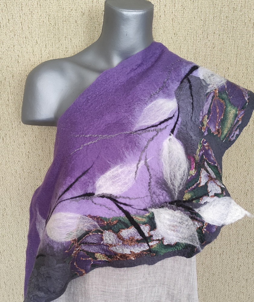 Veltinio šalikas " Pavasarėjant"