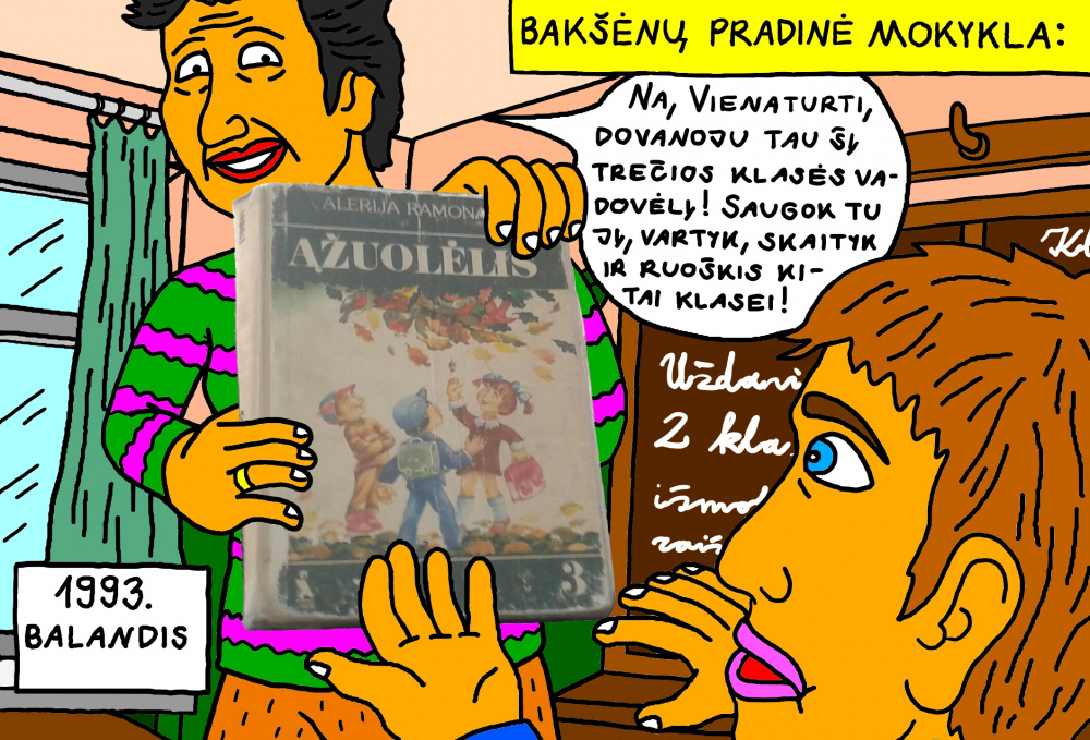 Vienaturčio mokykliniai prisiminimai iš Bakšėnų pradinės mokyklos lankymo metų 28