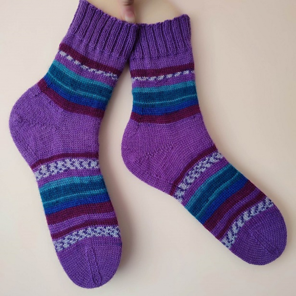 Violetinės kojinės