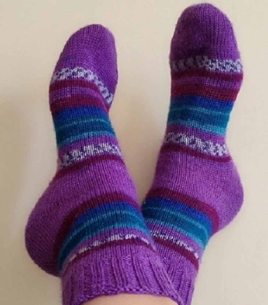 Violetinės kojinės 39 d