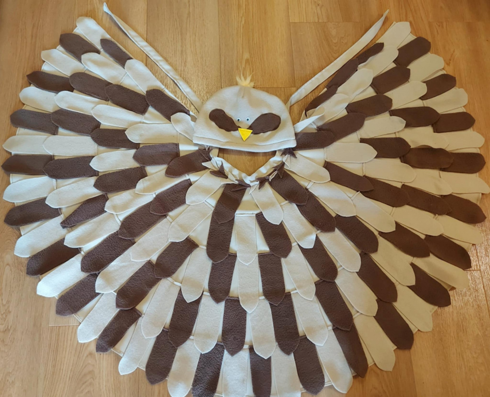 Vyturio, vieversio kostiumas vaikams