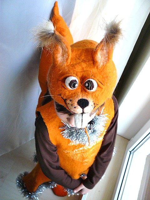 Karnavalinis voverytės kostiumas