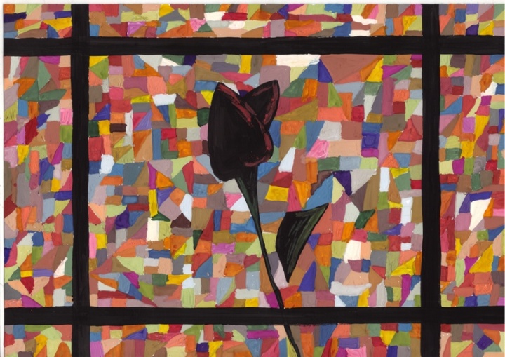 Black flower